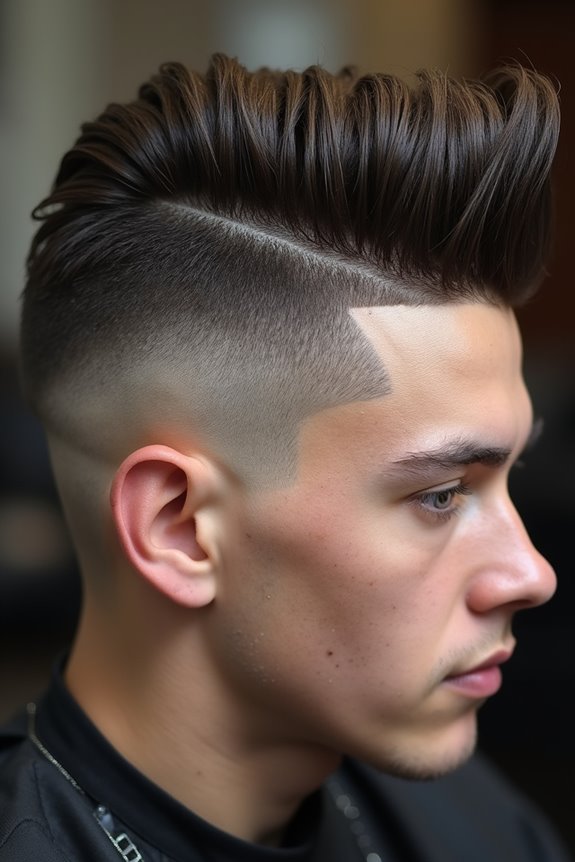 High and Tight Haircut: What Is It? 5 flat top landing strip bold contrast