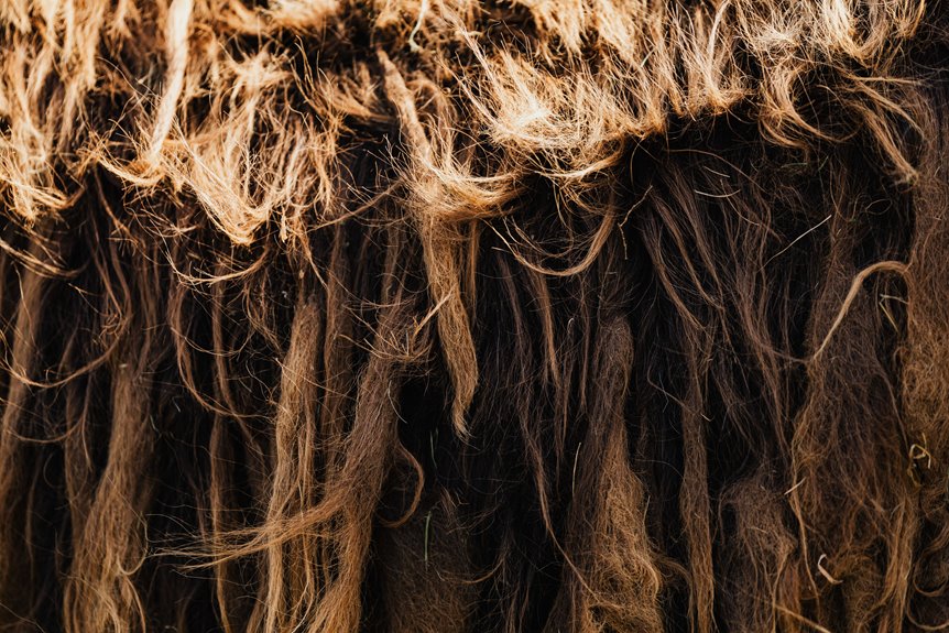 hair layers create perceived thickness