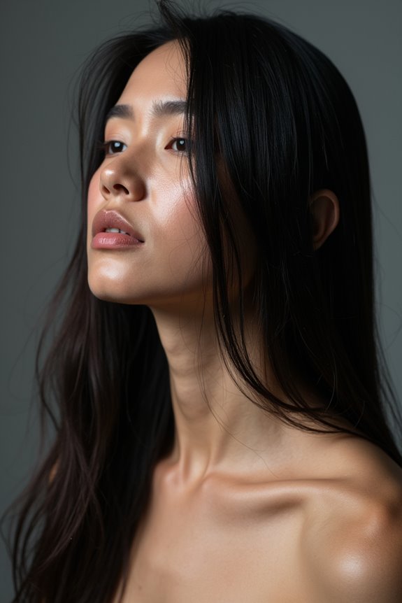 hair weight strains neck muscles