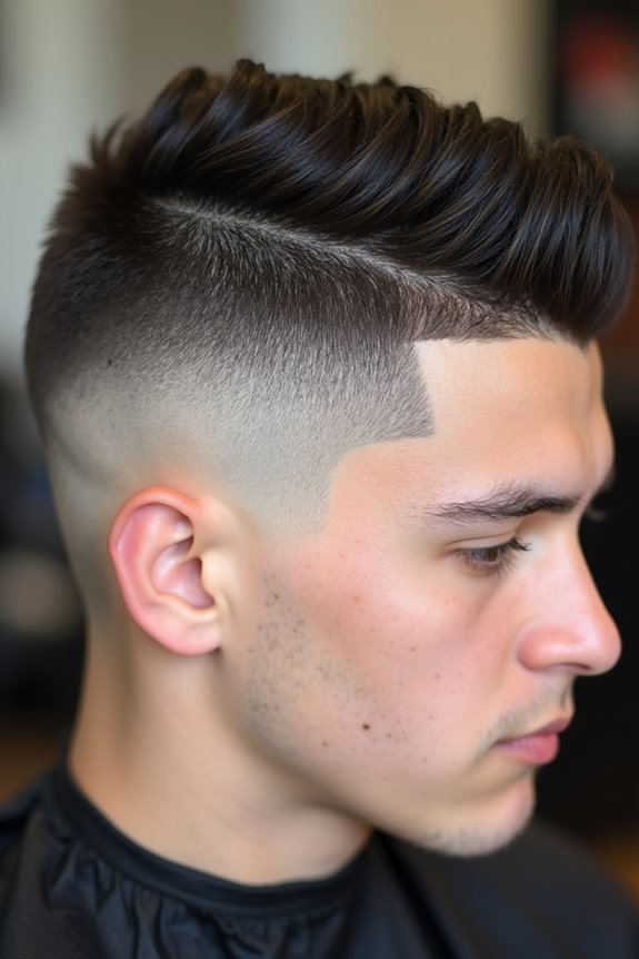 High and Tight Haircut: What Is It? 1 high and tight shaved sides longer top