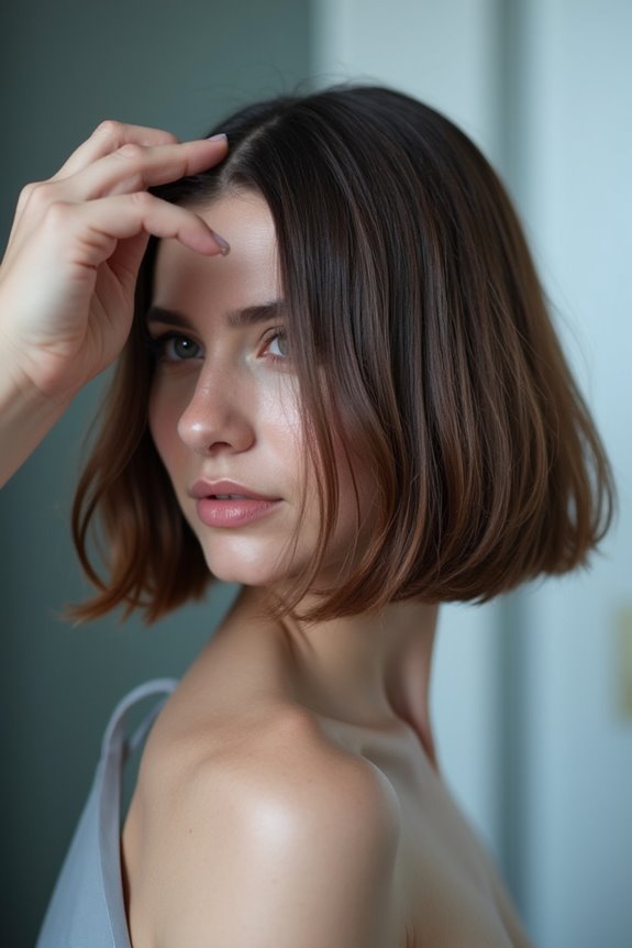 How Do You Style a Fine Hair Bob Step-By-Step? 8 light light handed hairspray technique