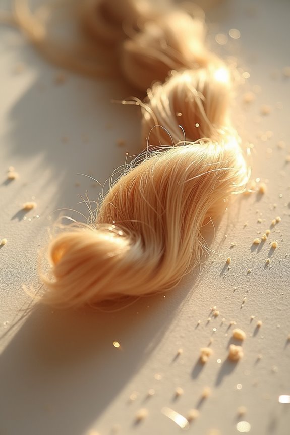 long hair makes shedding seem worse