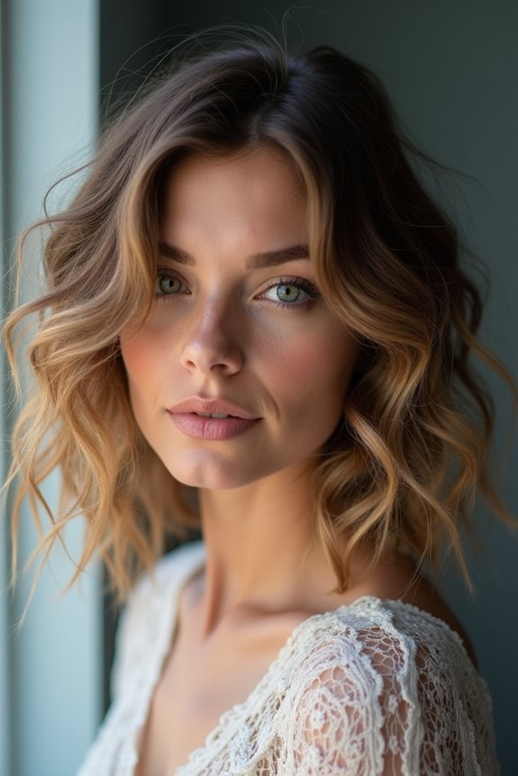 How to Style Shoulder-Length Hair: 10 Techniques for Every Hair Type 2 no heat textured hairstyles ideas