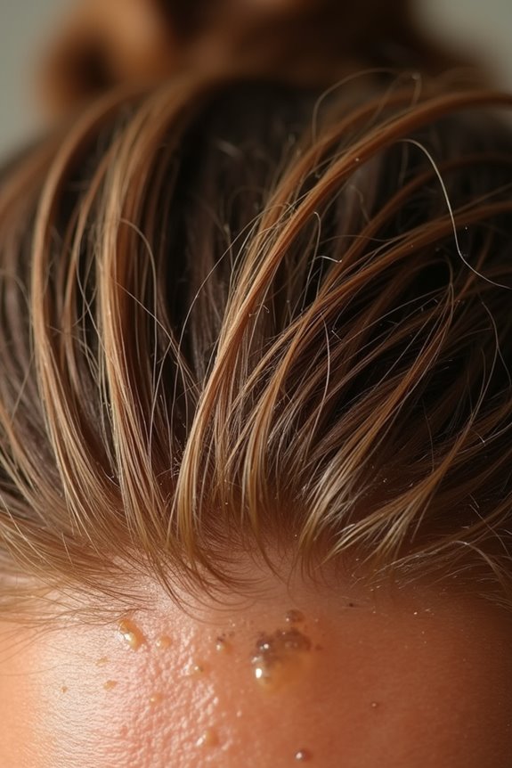 oil based scalp buildup root shine