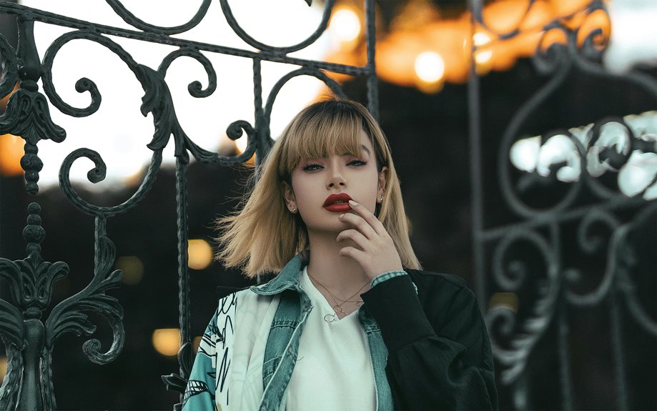 seven ways to style growing out bangs