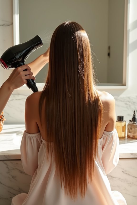 silk pillowcase preserves blow dry