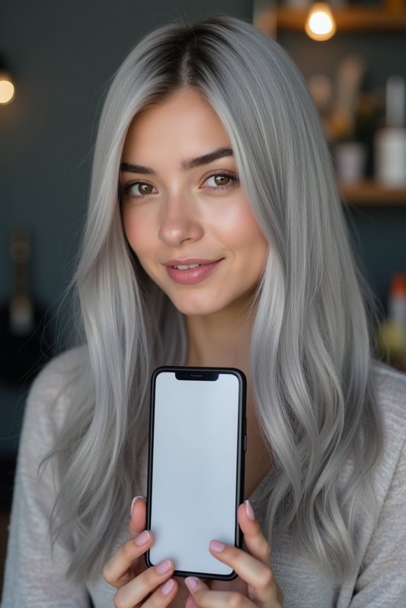 youcam leads gray hair realism